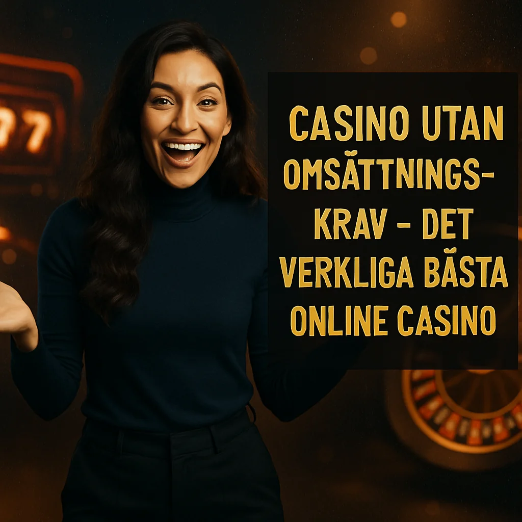 Casino utan omsättningskrav — det verkliga bästa online casino